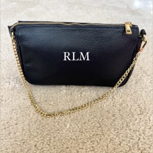 Bolso CHICAGO azul con bordado